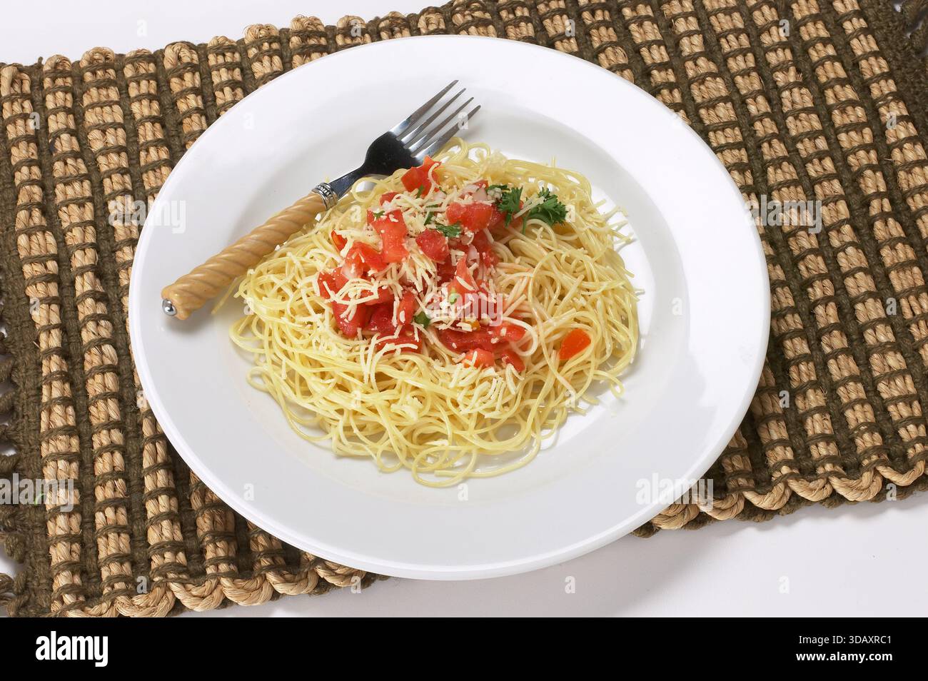 Spaghetti Parmigiana Stockfoto