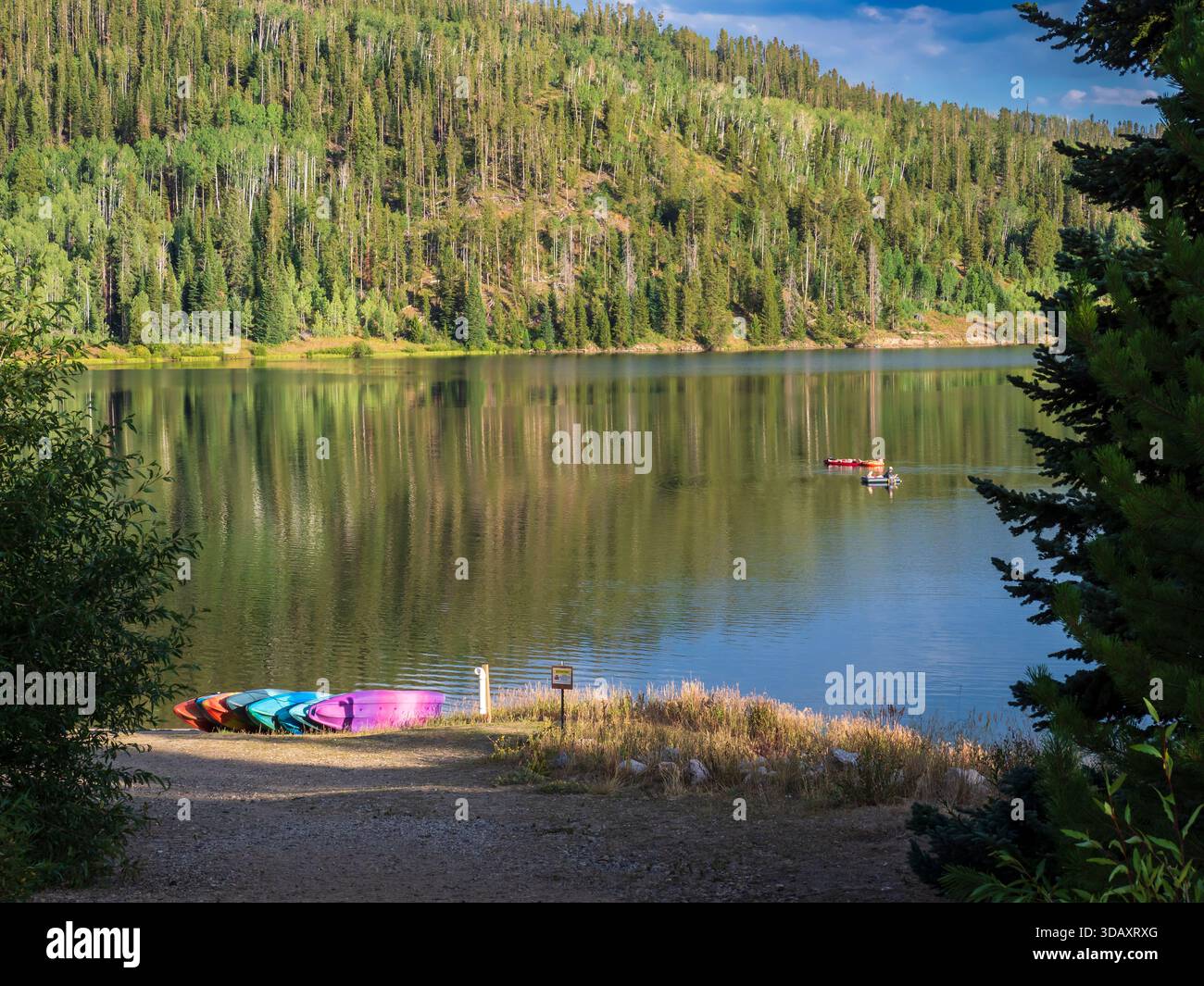 Pearl Lake State Park, Clark, Colorado. Stockfoto