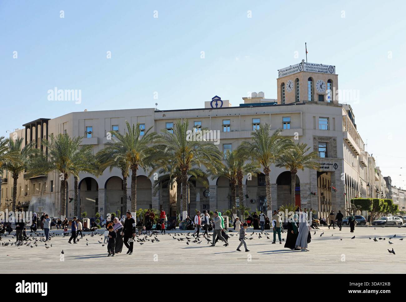 Stadtzentrum von Tripolis in Libyen Stockfoto