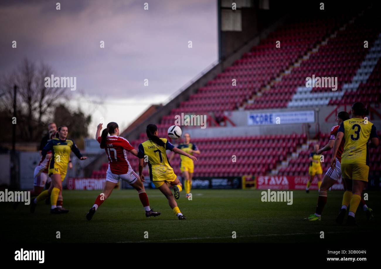 Swindon Town 2x1 Moneyfields - Women's National League Division One South West Stockfoto