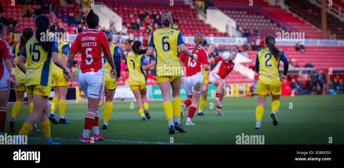 Swindon Town 2x1 Moneyfields - Women's National League Division One South West Stockfoto