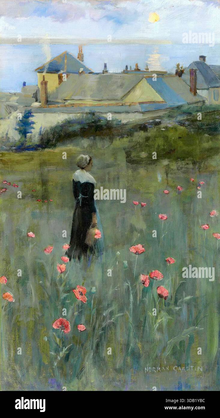 Norman Garstin - Mohnblumen Stockfoto