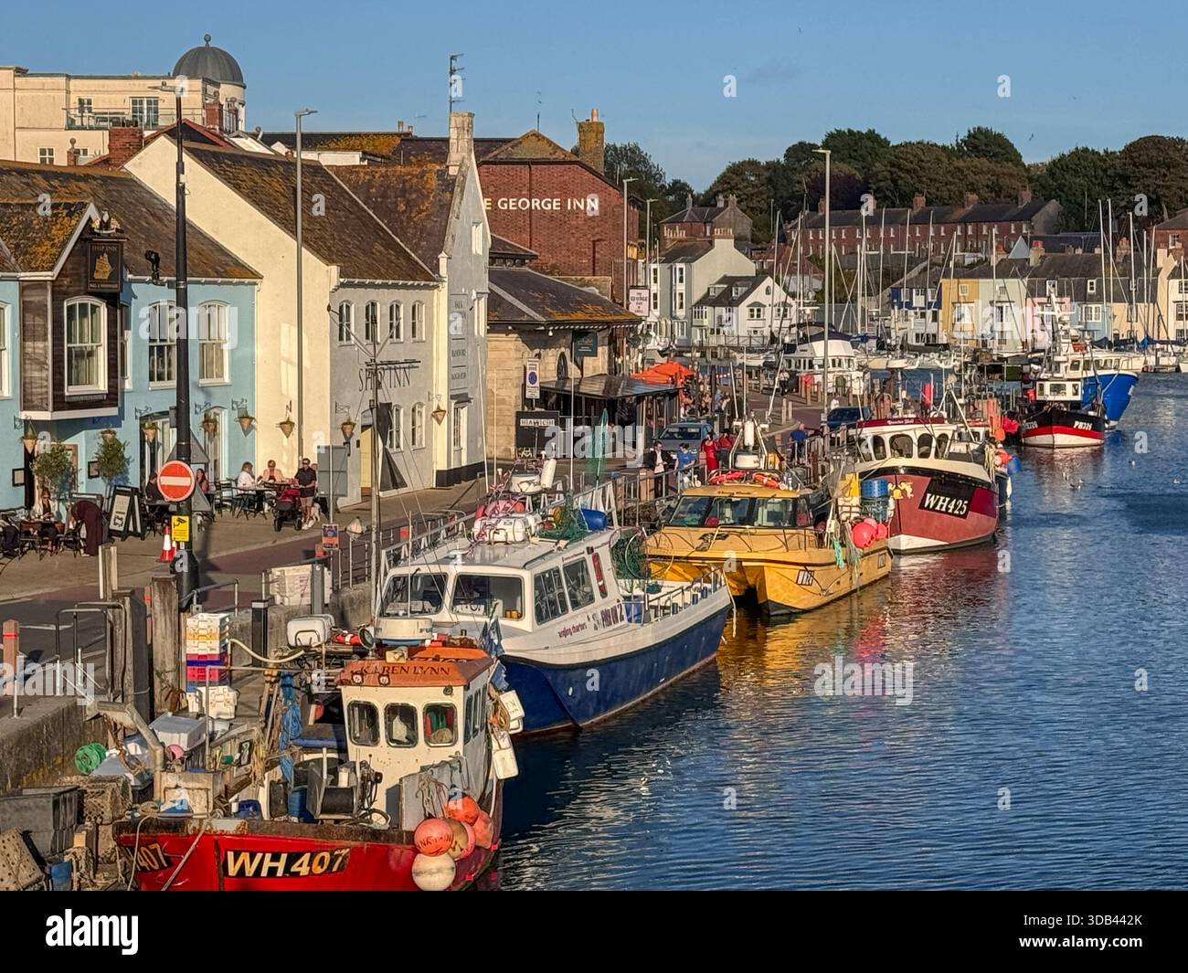 Südengland, Dorset, Weymouth, Hafen 3 Stockfoto