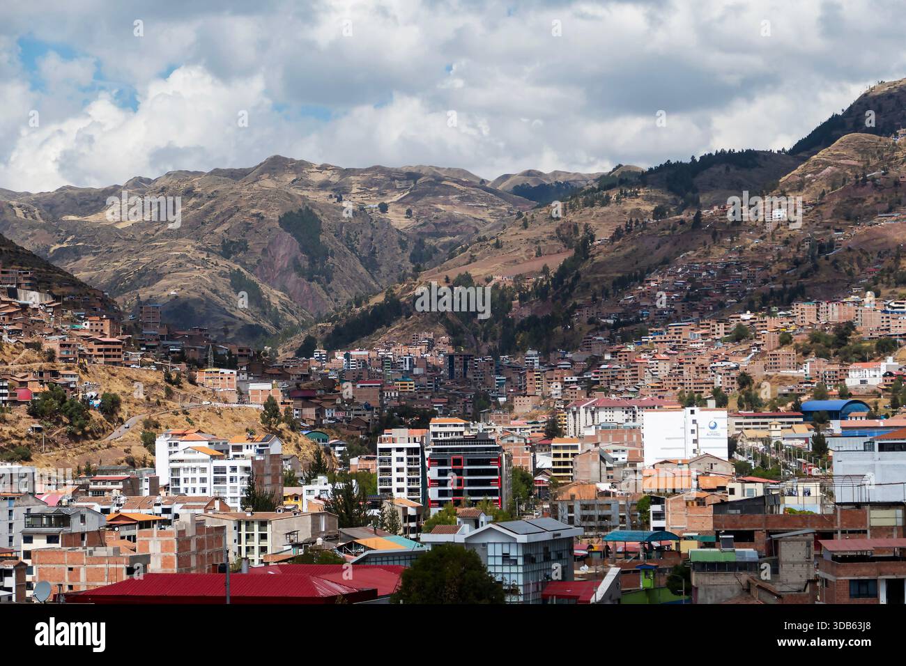 Cusco in Peru: Allgemeines Stadtbild Stockfoto