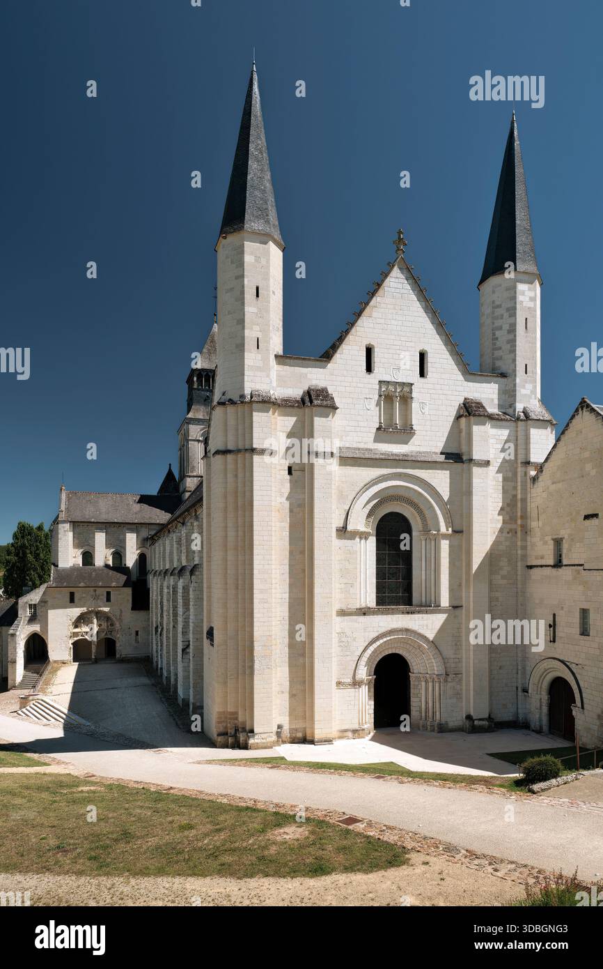 Die königliche Abtei Fontevraud in Frankreich Stockfoto