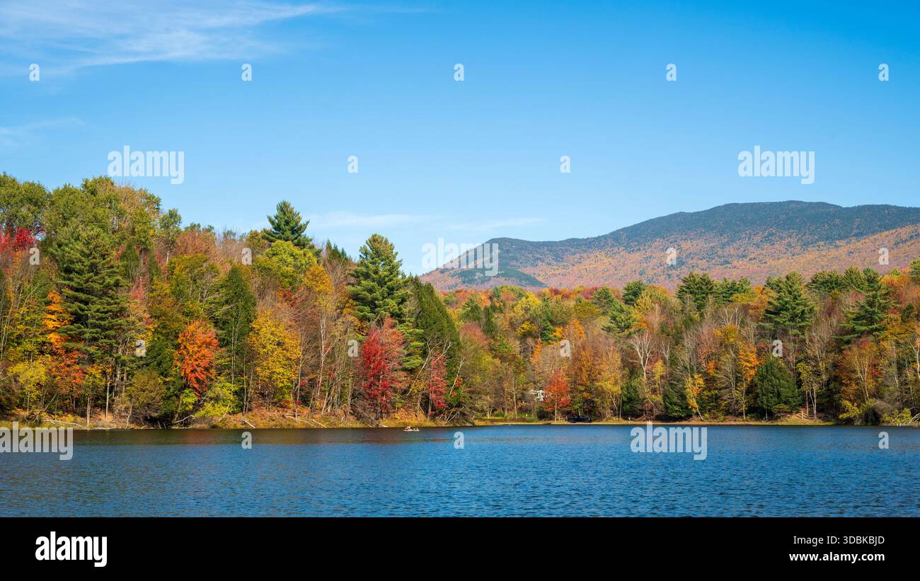 Waterbury Reservoir / State Park, Vermont Stockfoto