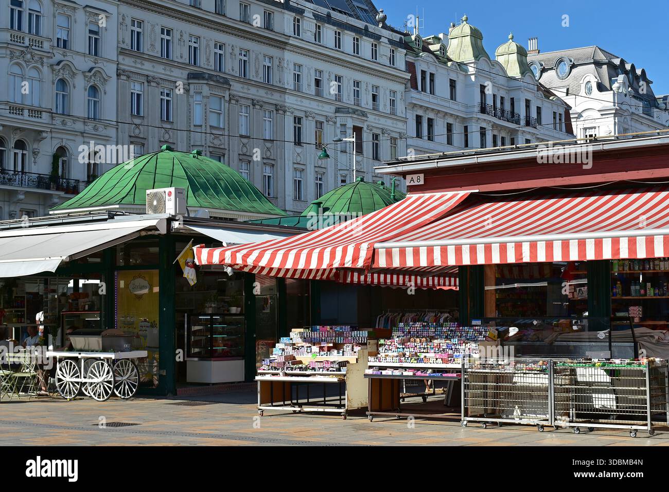 Am Naschmarkt in Wien, Österreich Stockfoto