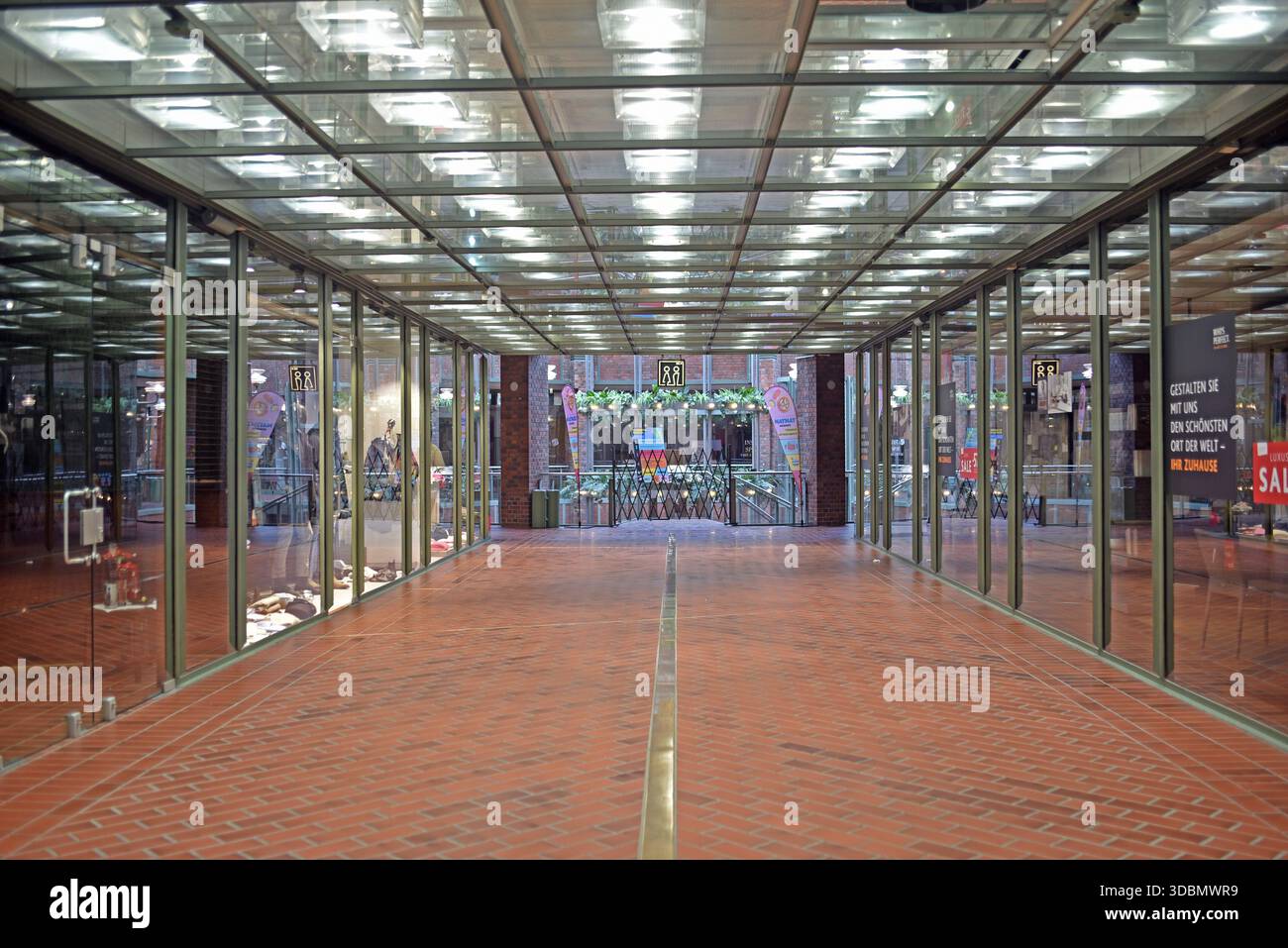 Europa, Deutschland, Hamburg, Hanseviertel, ohne Menschen, moderne Architektur, große Bleichen Stockfoto
