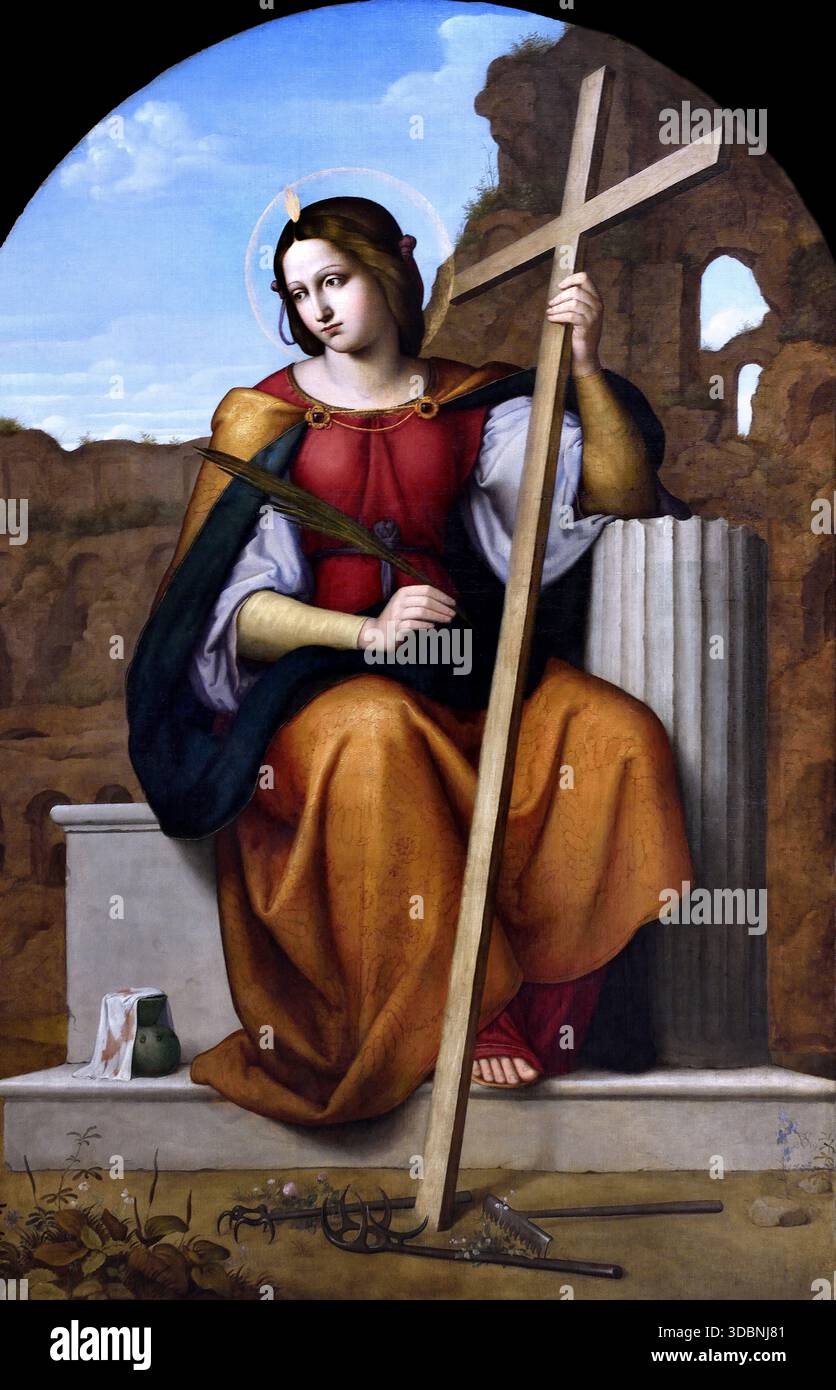 Dorothea, Religion1819 Philipp Veit 1793 -1877 Deutschland ( Philipp Veit Mitglied der Nazarenbewegung in Rom, geb. Berlin, Preußen 1793). Dorothea, die älteste Tochter des berühmtesten jüdischen Philosophen der Aufklärung, Moses Mendelssohn. Stockfoto