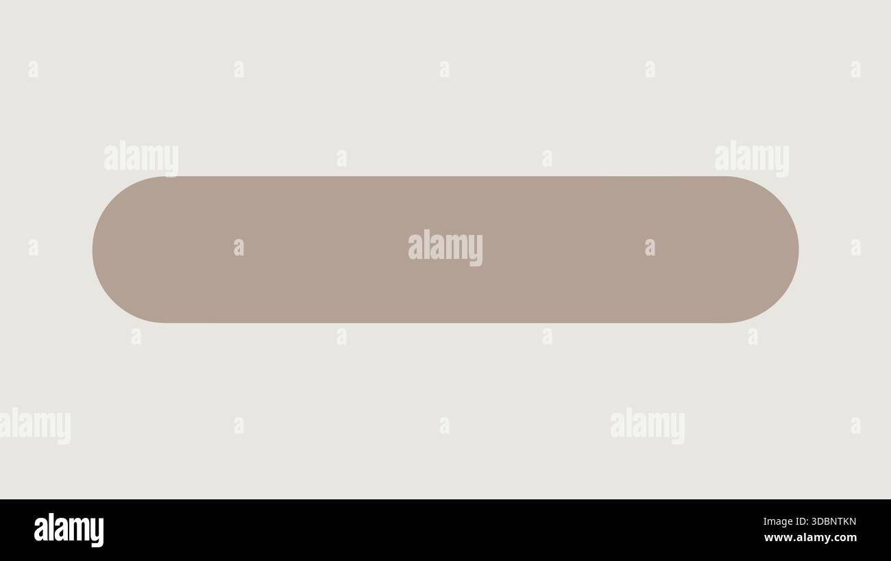 Einfaches braunes Rechteck Stock Vektor