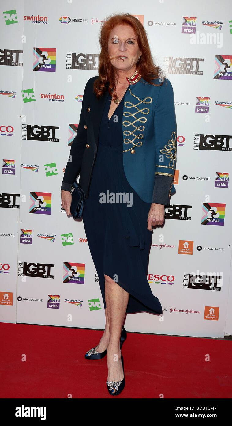 August 2021 – London, England, Großbritannien – British LGBT Awards 2021 im Bild: Sarah Ferguson Stockfoto