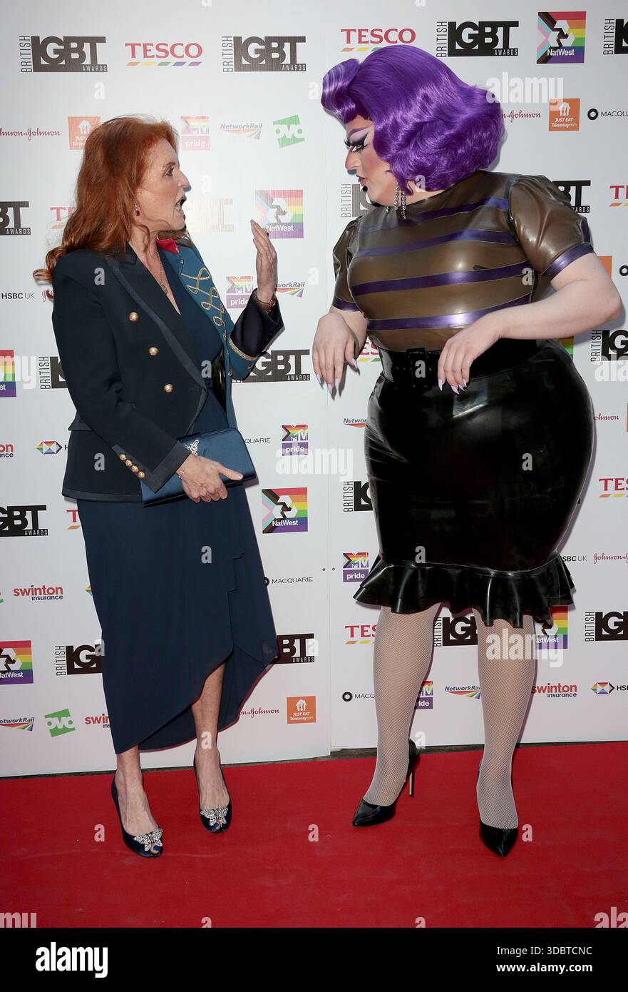 August 2021 – London, England, Großbritannien – British LGBT Awards 2021 im Bild: Sarah Ferguson Stockfoto