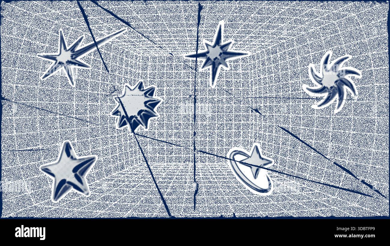 3D-Drahtmodell-perspektivisches Rasterraum-Vorlage-Design-Vektor-Illustration Hintergrund Stock Vektor