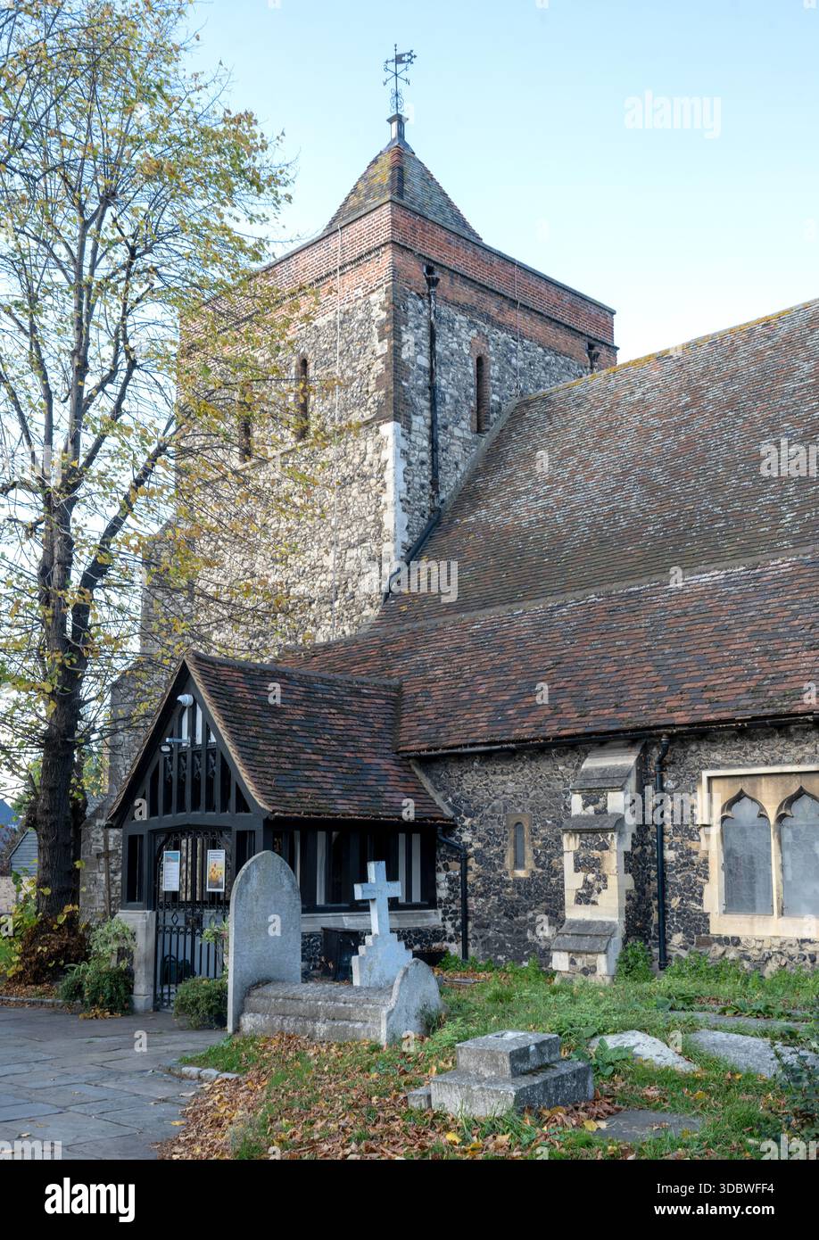 Church of St Helen and St Giles, Rainham, London, England, UK - English Parish Church. Stockfoto