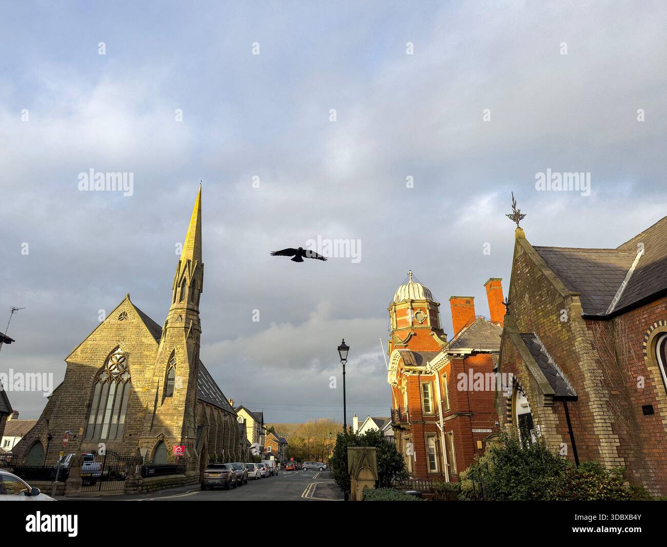 Bannister St, Hewitt Rooms Community Center in England, Lytham Saint Annes, Großbritannien - Smartphone-aufgenommenes Stockfoto