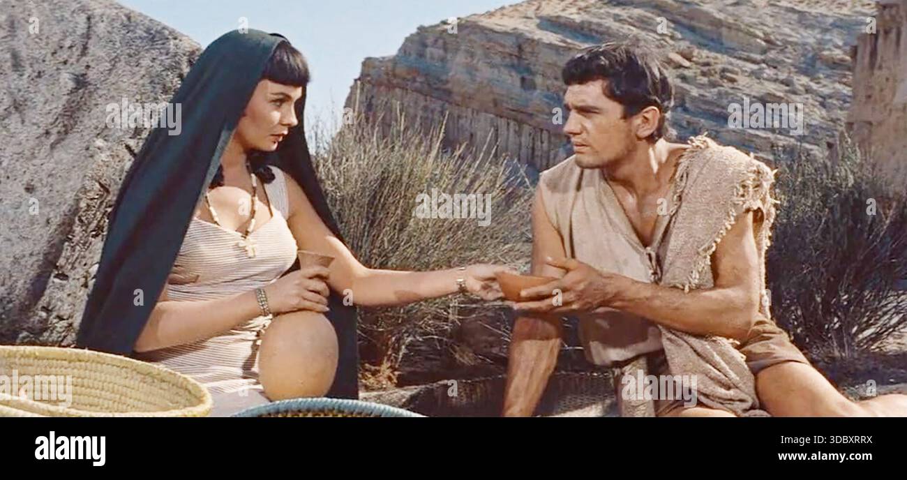 DER ÄGYPTISCHE Fo-Film aus dem 20. Jahrhundert 1954 mit Jean Simmons und Michael Wilding Stockfoto