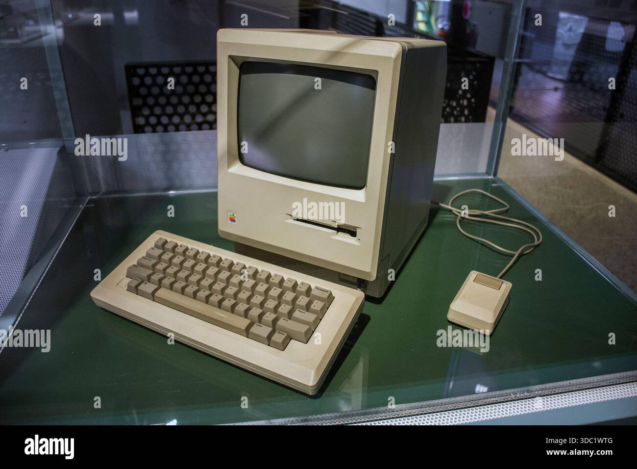 Frühe Apple, Apple Macintosh 128K PC Stockfoto