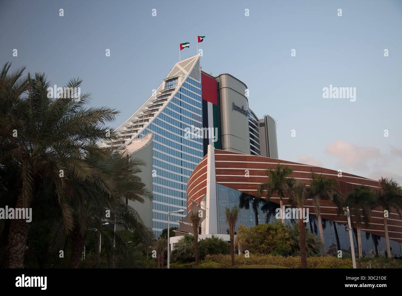 VAE, Dubai, Jumeirah Beach Hotel - The Wave. Stockfoto