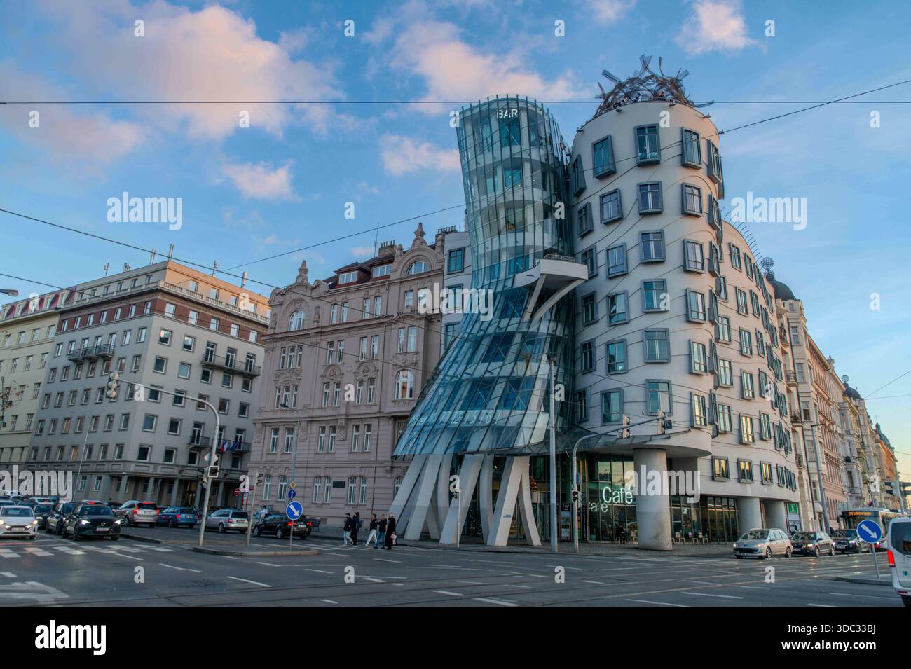 Das Tanzhaus des Architekten Frank Gehry Prag, Tschechische Republik. Foto: Denis Prezat/ABACAPRESS.COM Stockfoto