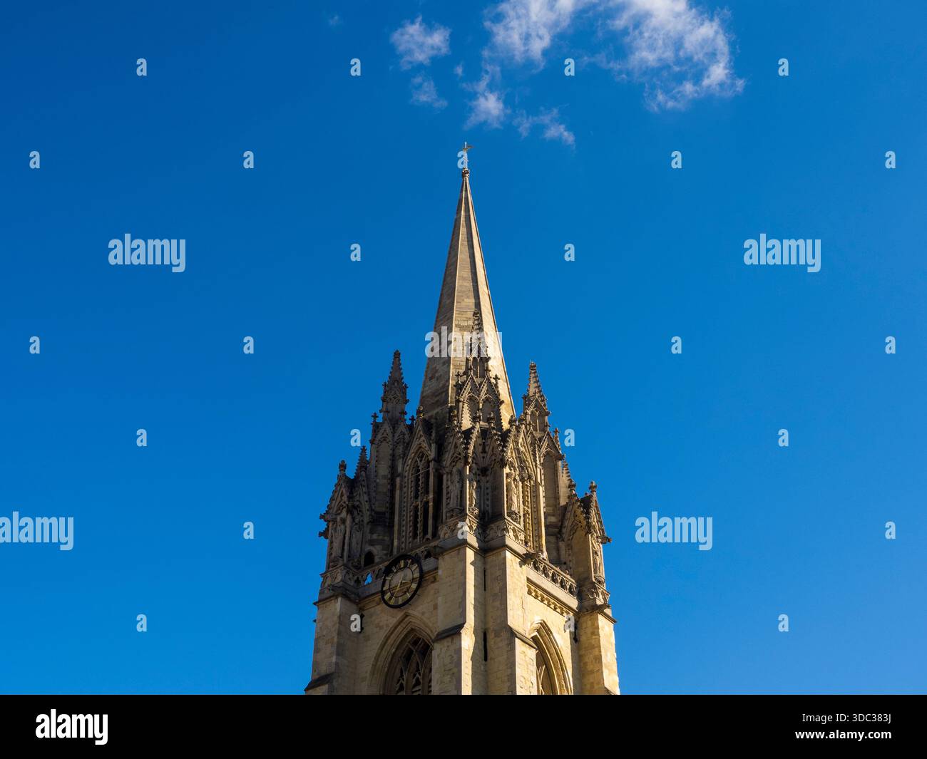 Touris on the Spire, der University Church of St Mary the Virgin, University of Oxford, Oxford, Oxfordshire, England, GROSSBRITANNIEN, GB. Stockfoto