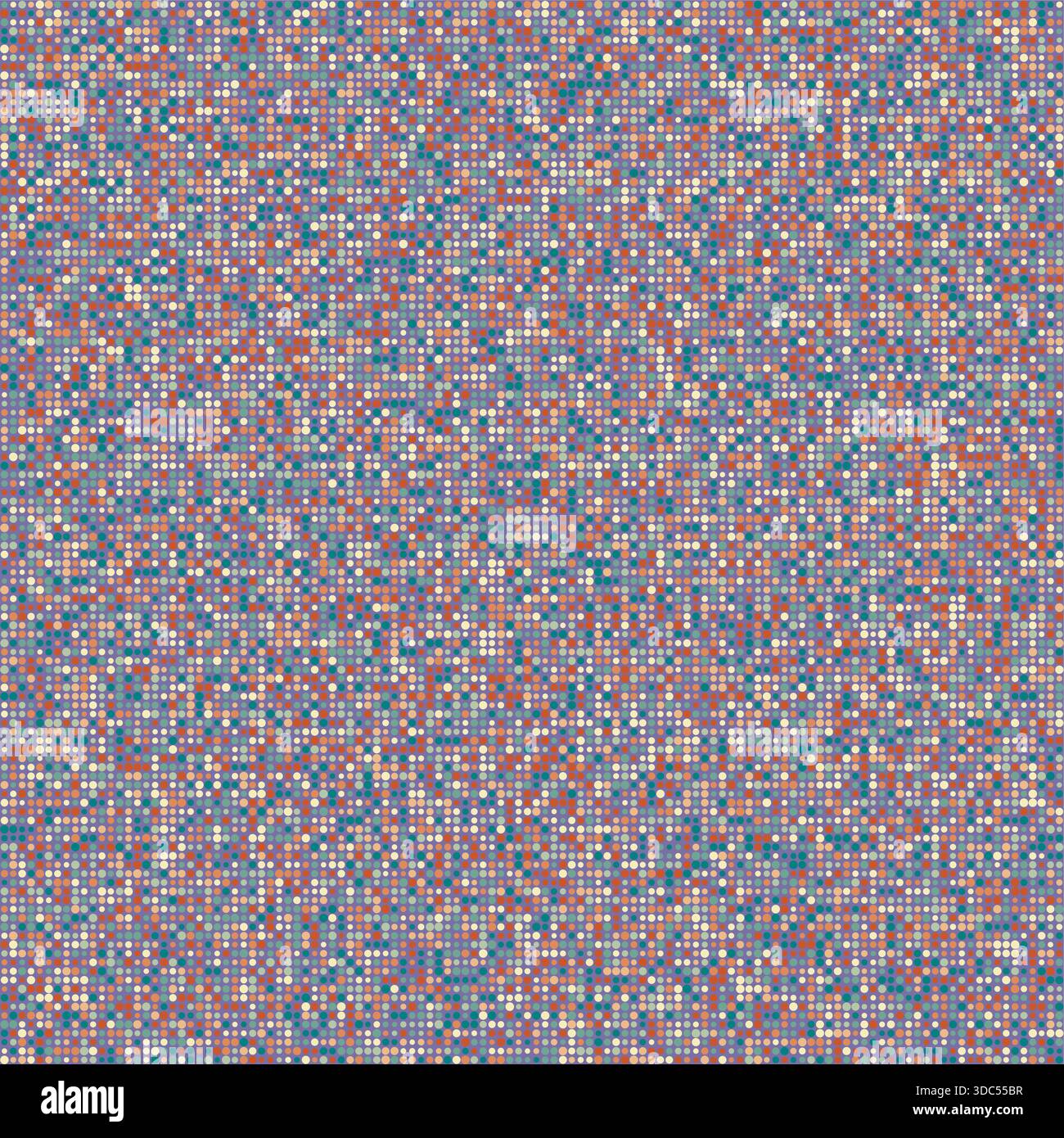 Hintergrund für geometrische Formen. Kreise in mehreren Farben. Gedämpft, Petrol, Lavendel, staubige Rose, Salbeigrün. Majestätische Vektorillustration. Stock Vektor