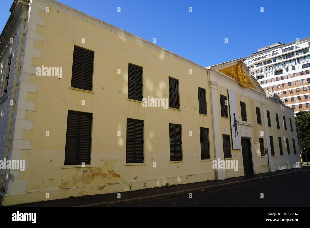 Hinter der Iziko Slave Lodge, Museum, Kapstadt, Südafrika Stockfoto