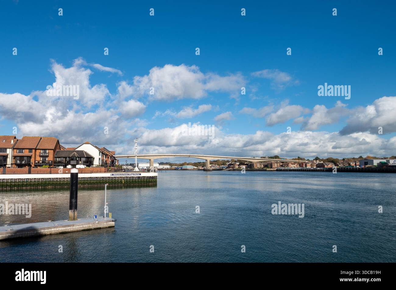 Ocean Village Marina, Southampton, England, Großbritannien Stockfoto