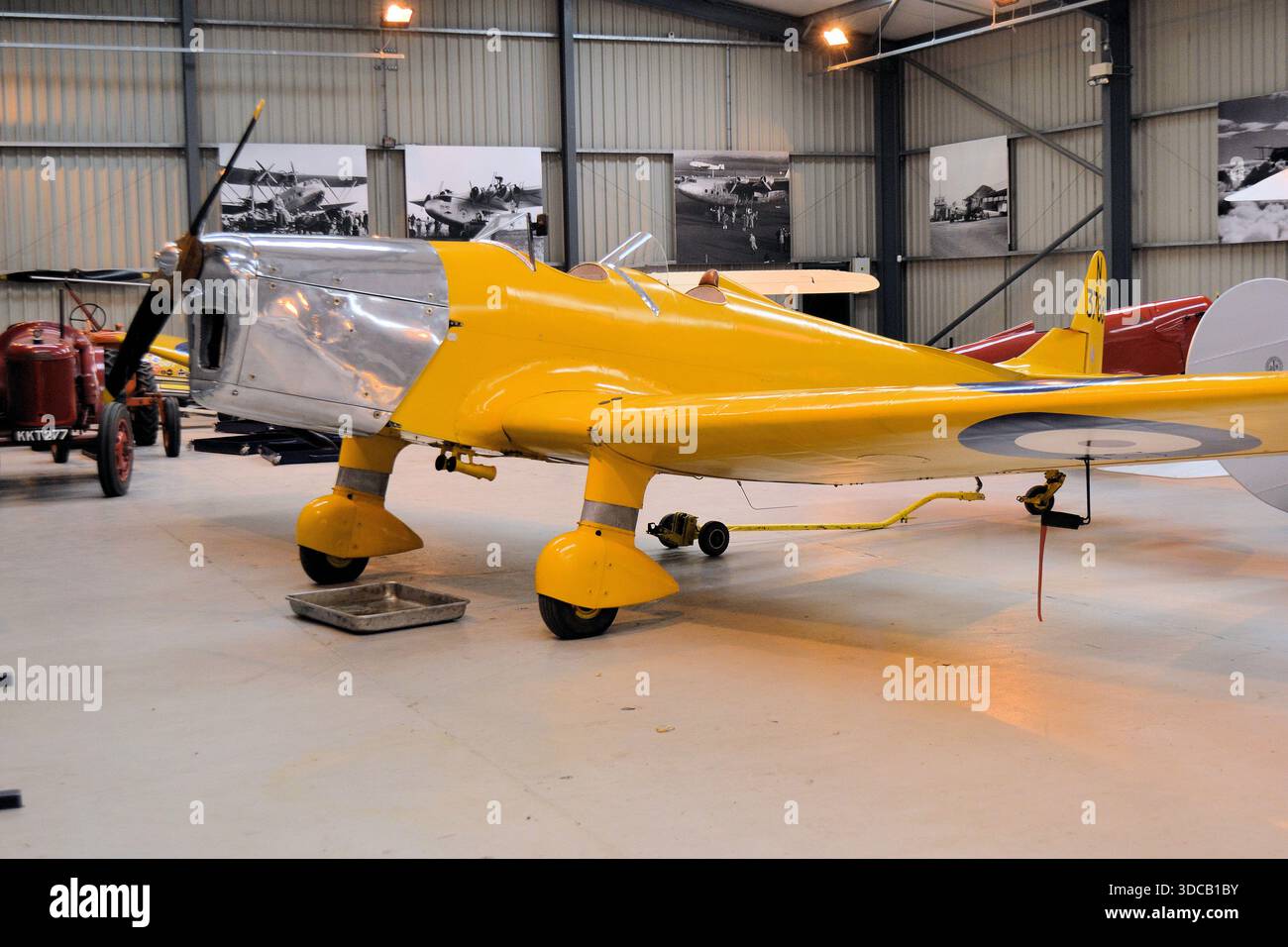 Miles Magister, Shuttleworth Collection, Old Warden, Bedfordshire, Großbritannien Stockfoto