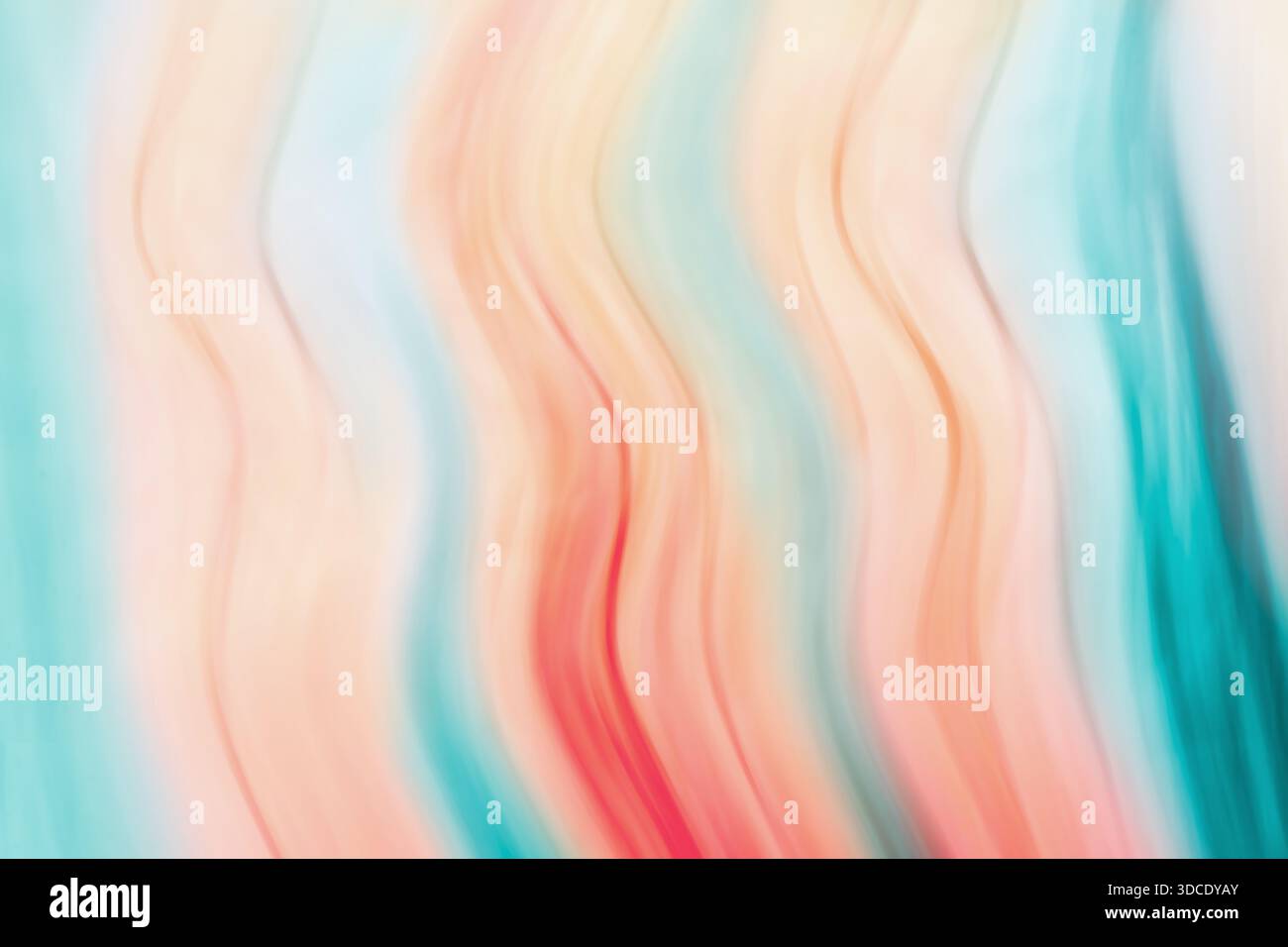 Abstrakter, verwischter Hintergrund mit bunten Wellen Stockfoto