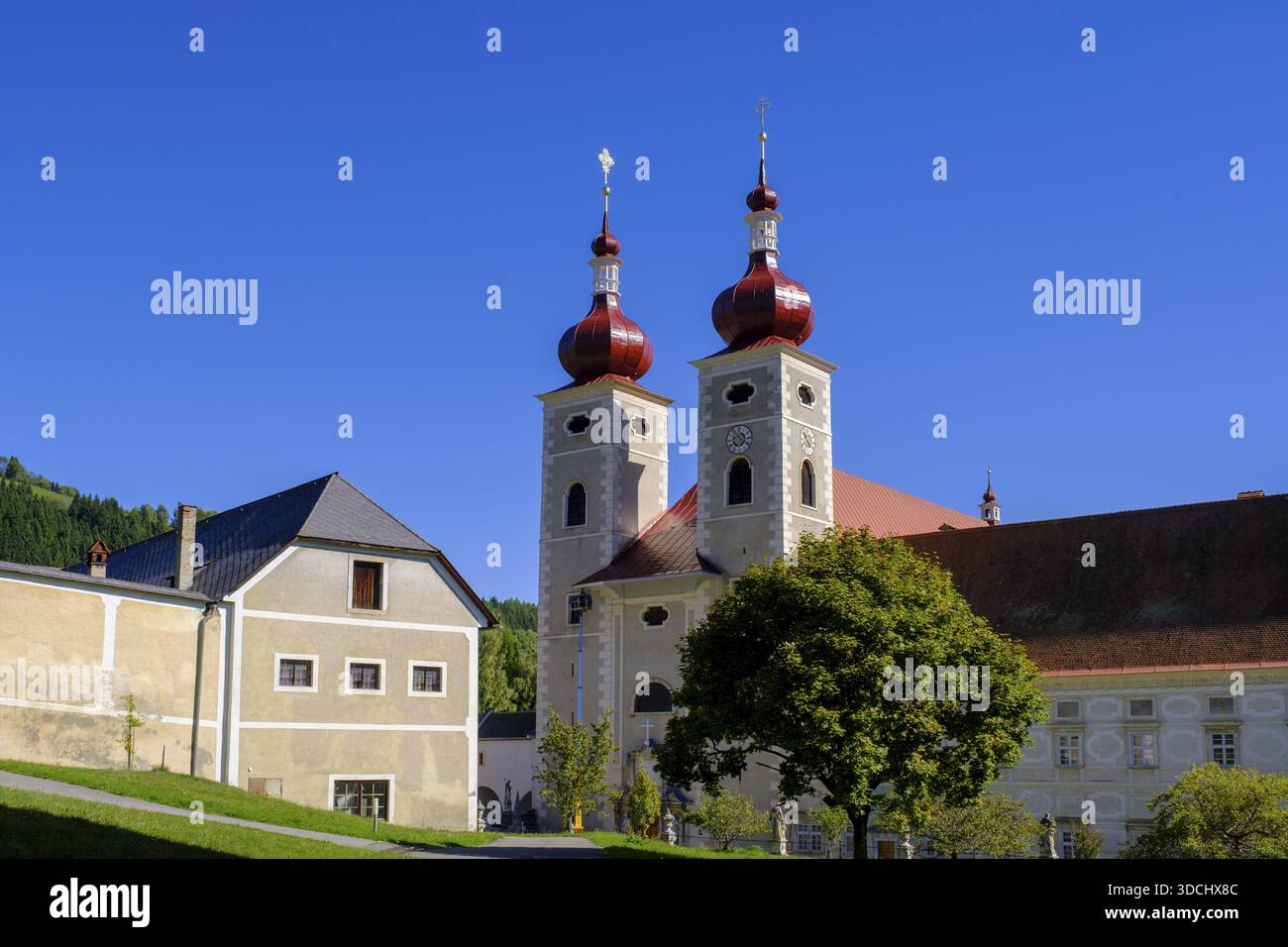 Kloster St. Lambrecht, Benediktinerabtei St. Lambrecht, Steiermark, Österreich Stockfoto