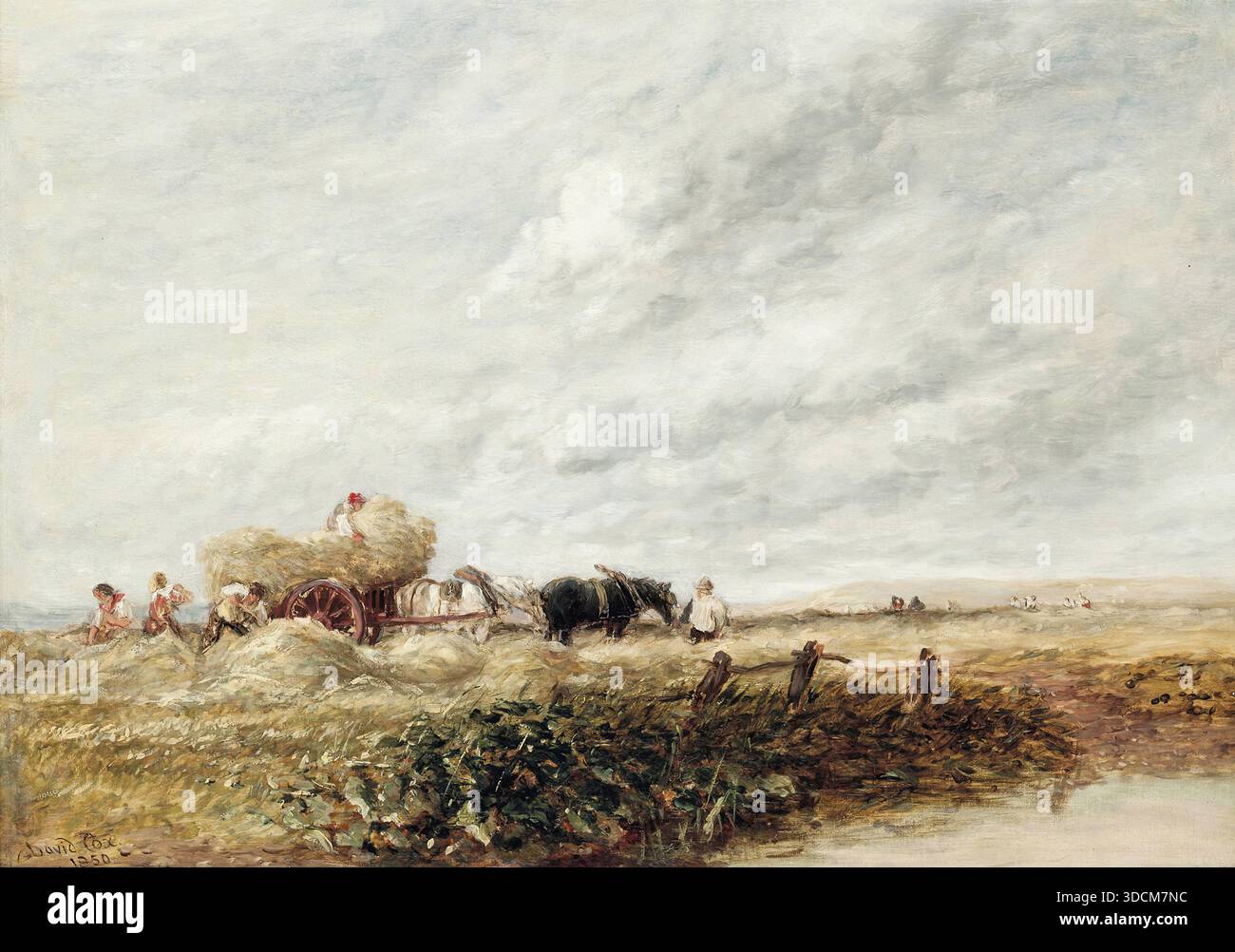 David Cox I - der Heuwagen Stockfoto