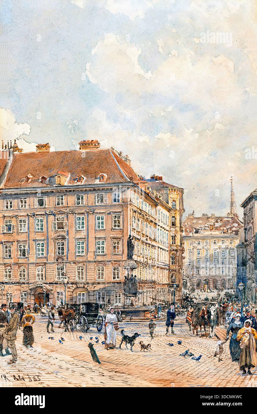 Rudolf Von Alt - Freyung Stockfoto