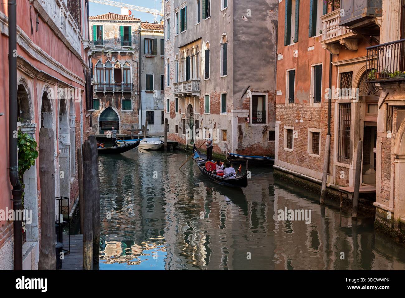 Ventian Kanäle und Straßen. Venedig, Italien Stockfoto
