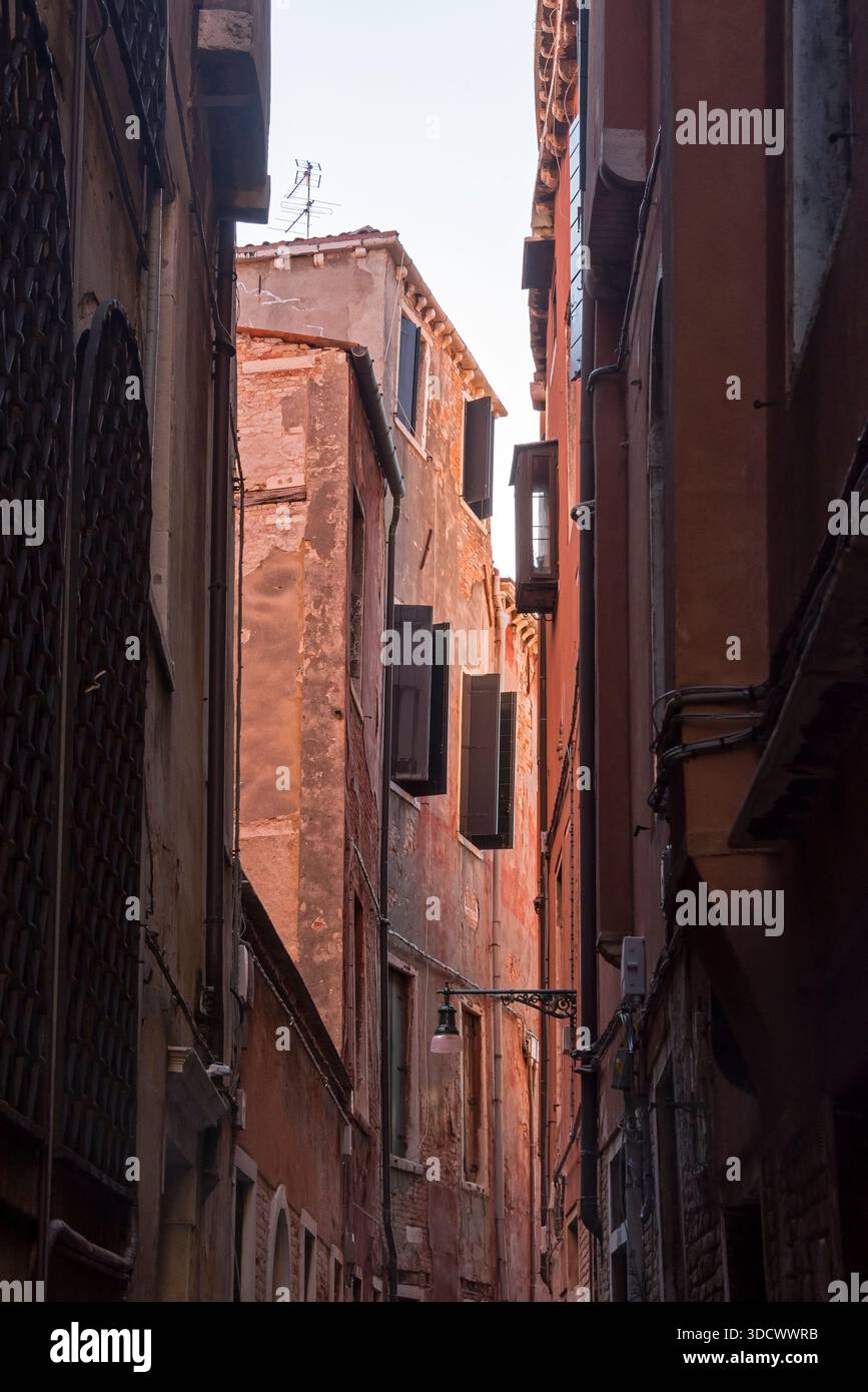 Ventian Kanäle und Straßen. Venedig, Italien Stockfoto