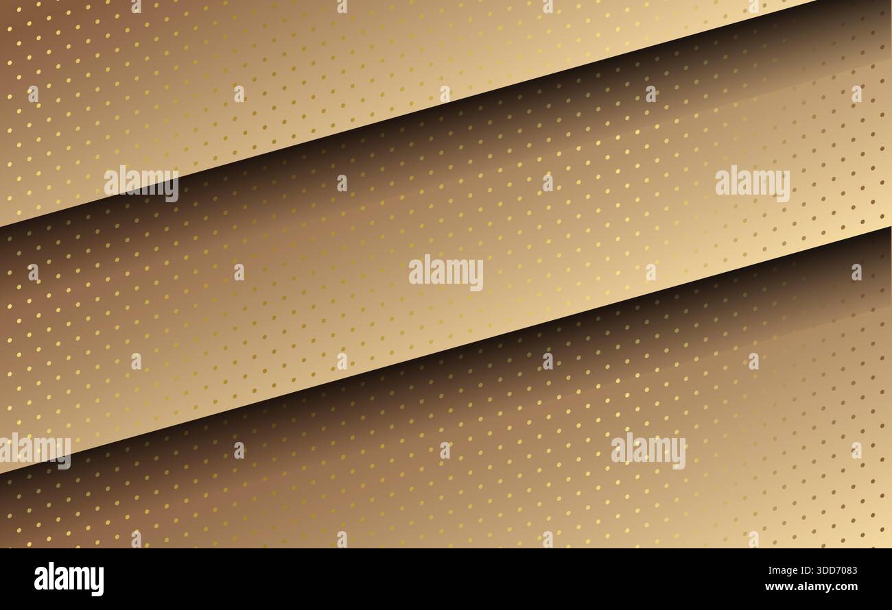 Abstrakter Hintergrund Roségold abstrakte geometrische Schichten Luxus Hintergrund Papier Konzept Design Vektor Illustration Stock Vektor