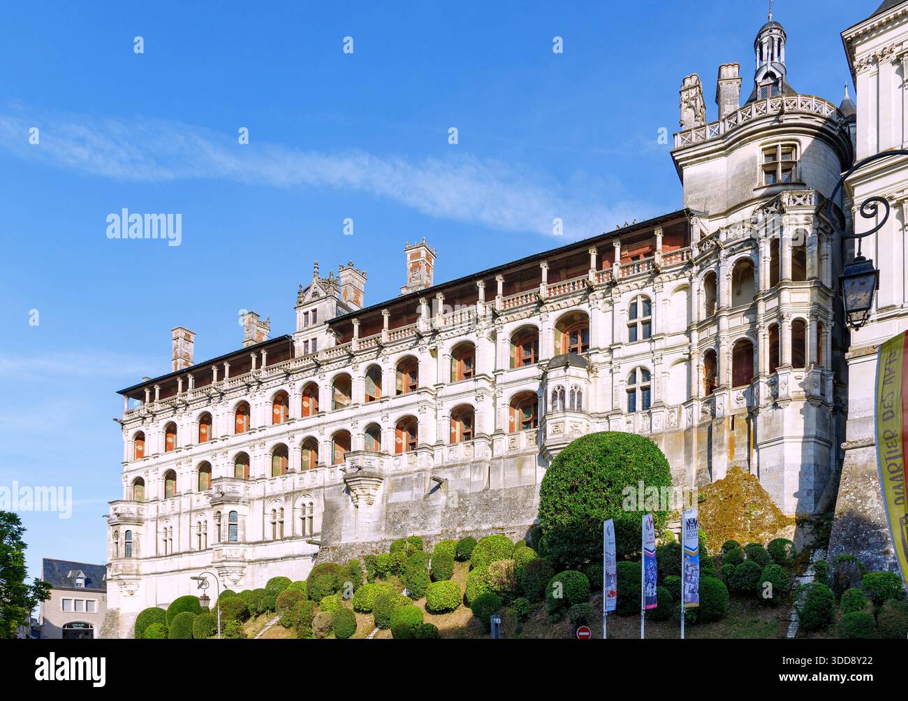 Château Royal, Aile Francois 1er, Blois, Tal der Loire, Centre-Val de Loire, Frankreich *** Château Royal, Aile Francois 1er, Blois, Loire Valley, CEN Stockfoto