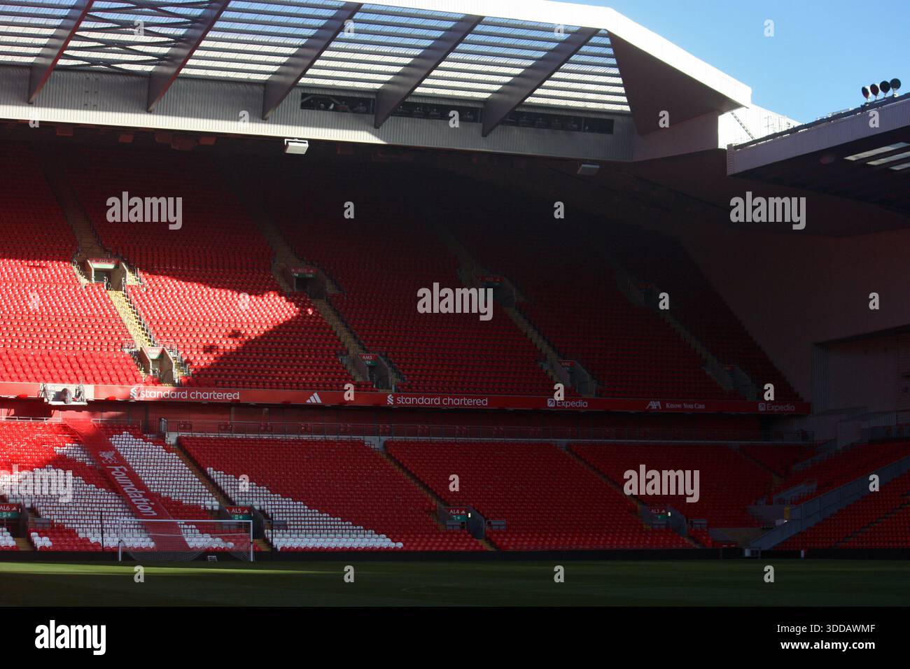 Anfield Stadium, Liverpool Stockfoto