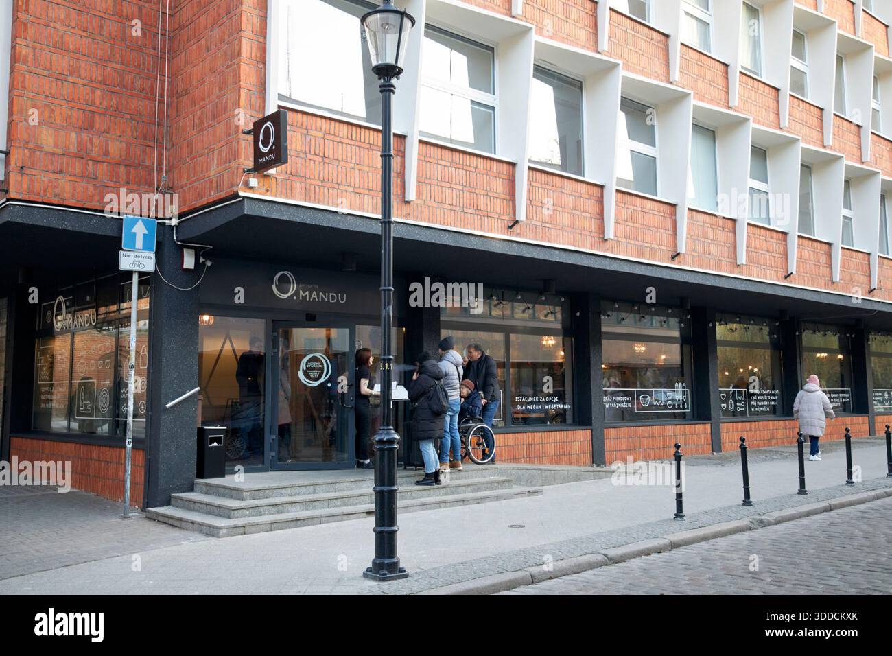 Pierogarnia mandu Knödel Restaurant Altstadt danzig polen Stockfoto