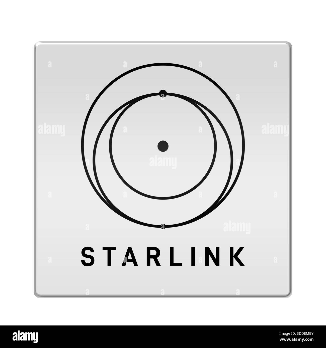Starlink Markenlogo Stockfoto