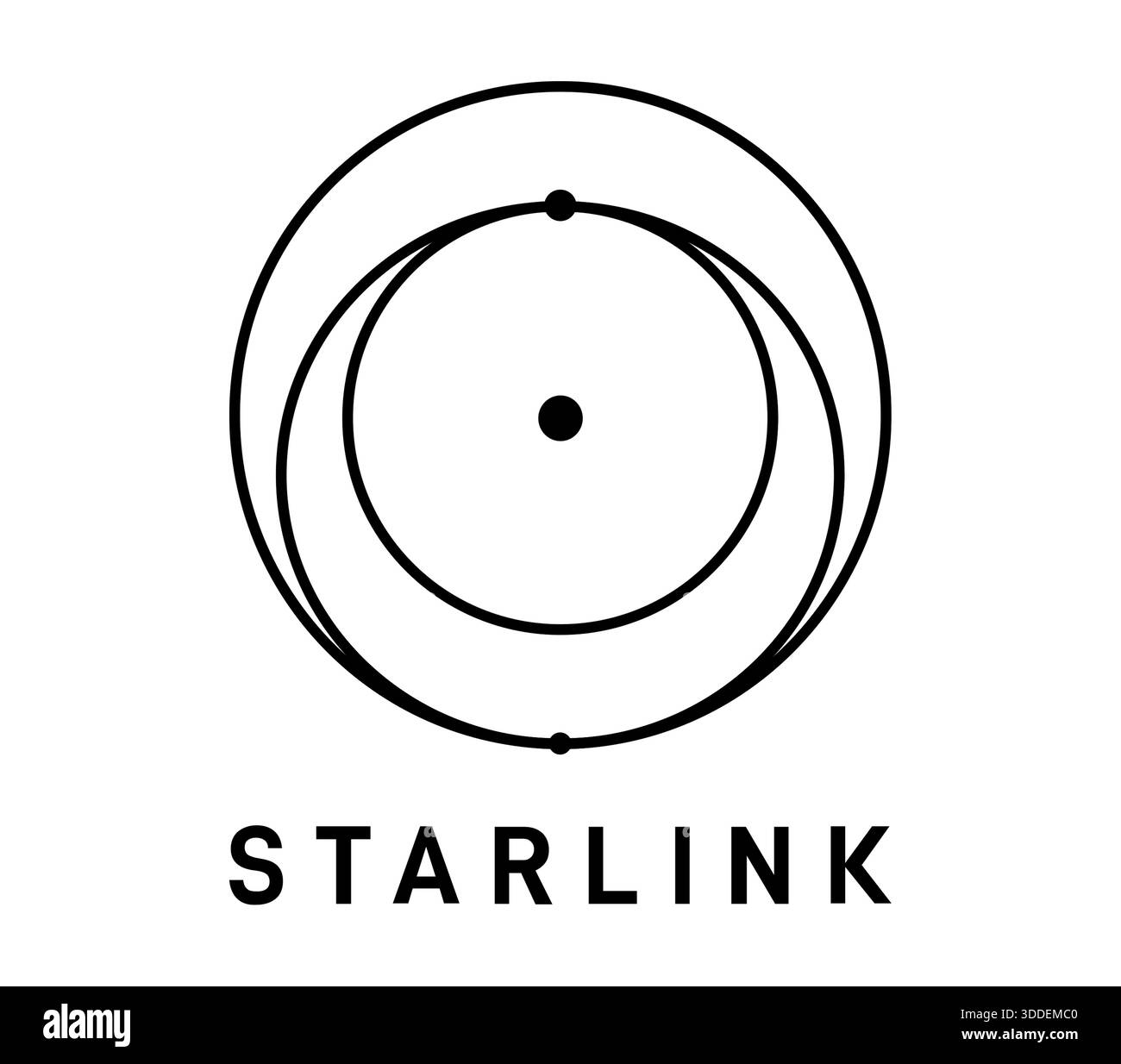 Starlink-Logo Stockfoto