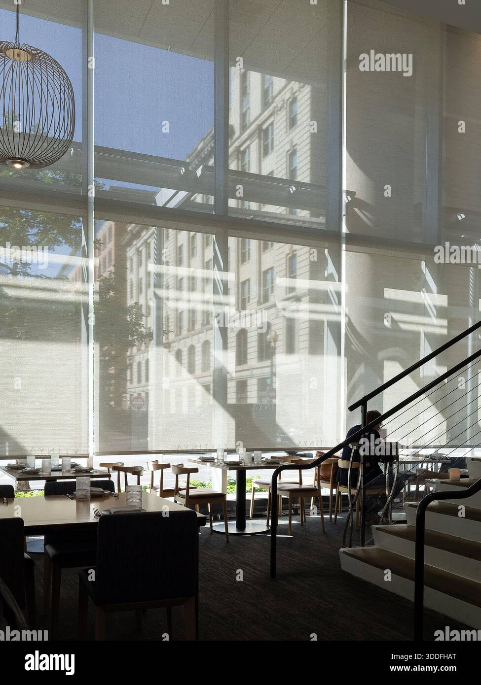 Interieur des Restaurants Stockfoto