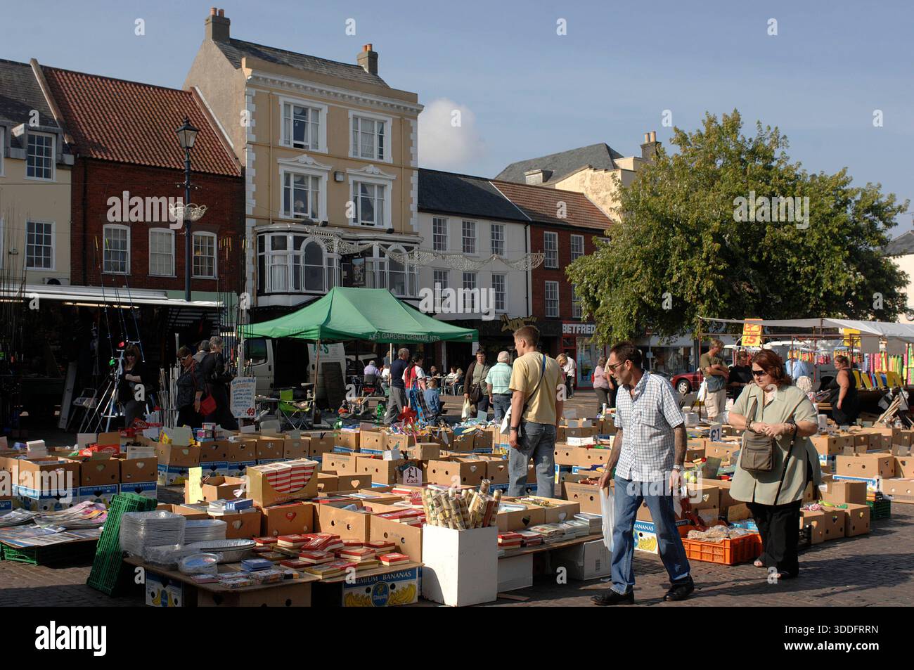 The Market, Great Yarmouth, Norfolk, Großbritannien, 2008. Stockfoto