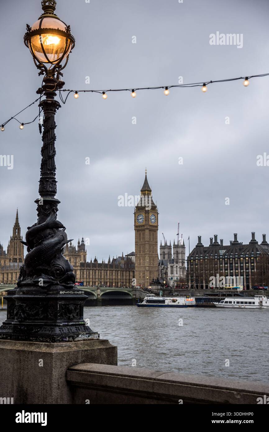 Blick auf den Palast von Westminster Stockfoto