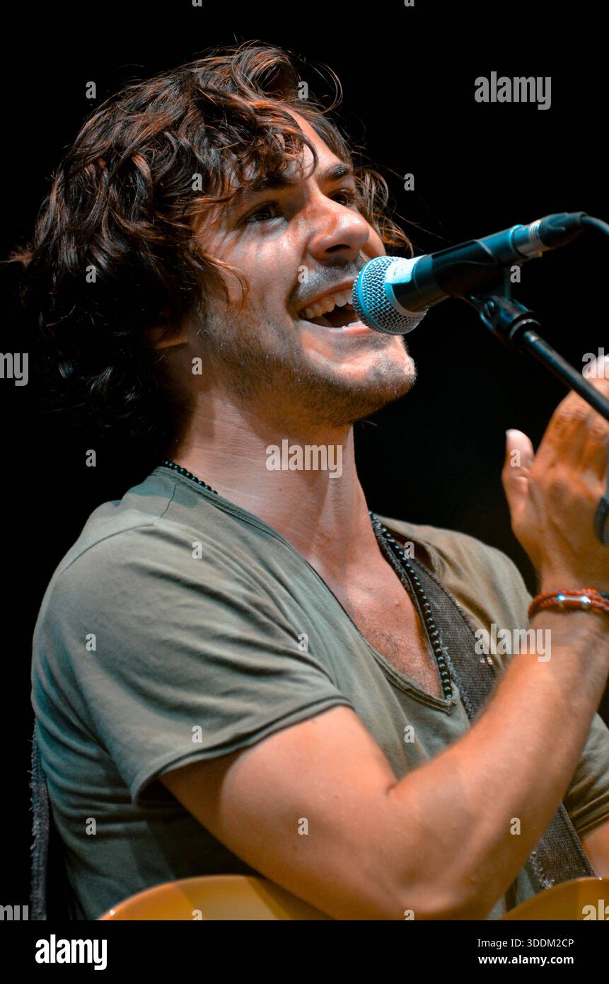 Jack Savoretti, V2015, Hylands Park, Chelmsford, Essex, Großbritannien - 23. August 2015 Stockfoto