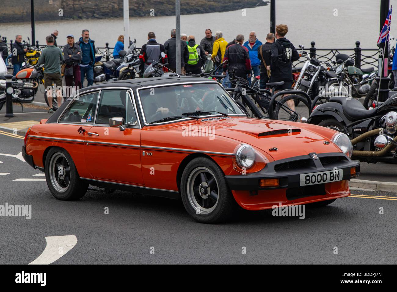 MG V8 Clevedon Seafront Stockfoto