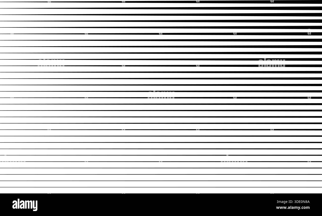 Einfarbiges horizontales Linienmuster für moderne Designs Stock Vektor