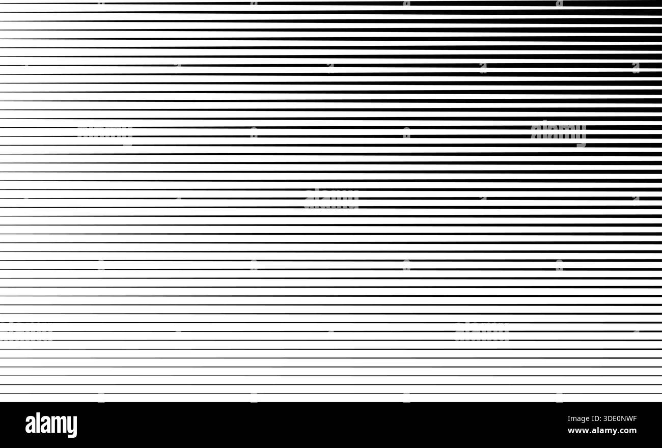 Dynamisches lineares abstraktes Schwarz-weiß-Hintergrunddesign Stock Vektor