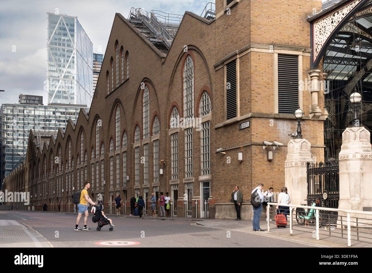 Sun Street Passage Liverpool Street Station Stockfoto