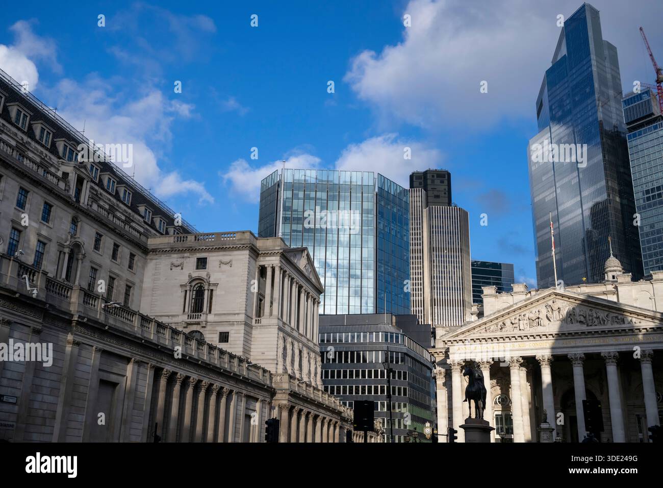 Bank of England in Bank, London, England. Stockfoto