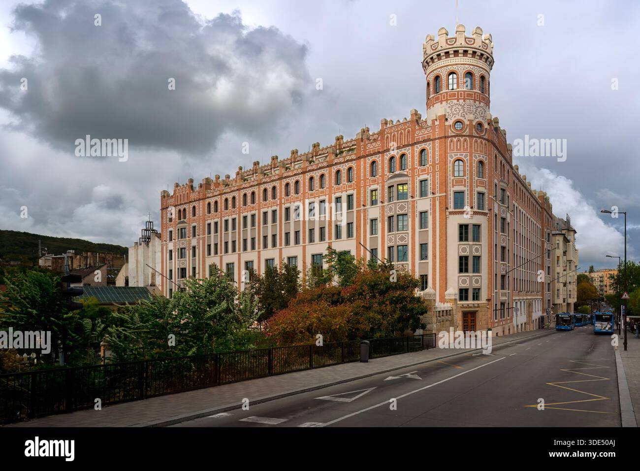 Ehemaliges Postpalastgebäude, eigentlich Ungarisches Geldmuseum, Budapest, Ungarn Stockfoto